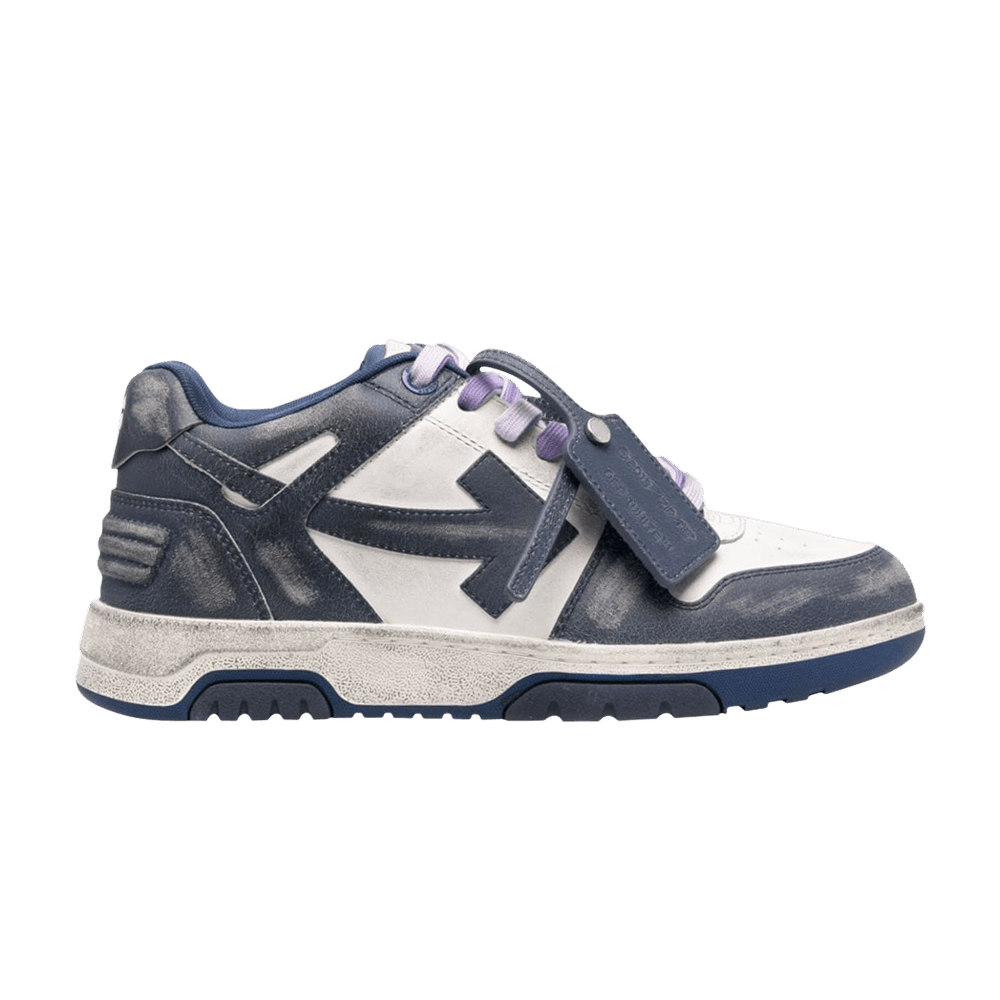 Off-White Out of Office Vintage Leather 'Navy Blue' фото